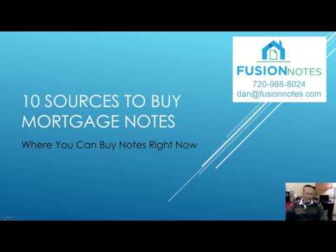 Where To Purchase Mortgage Notes